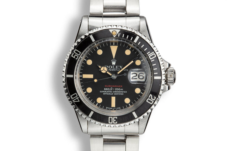 1971 Rolex Red Submariner 1680 with MK V Dial