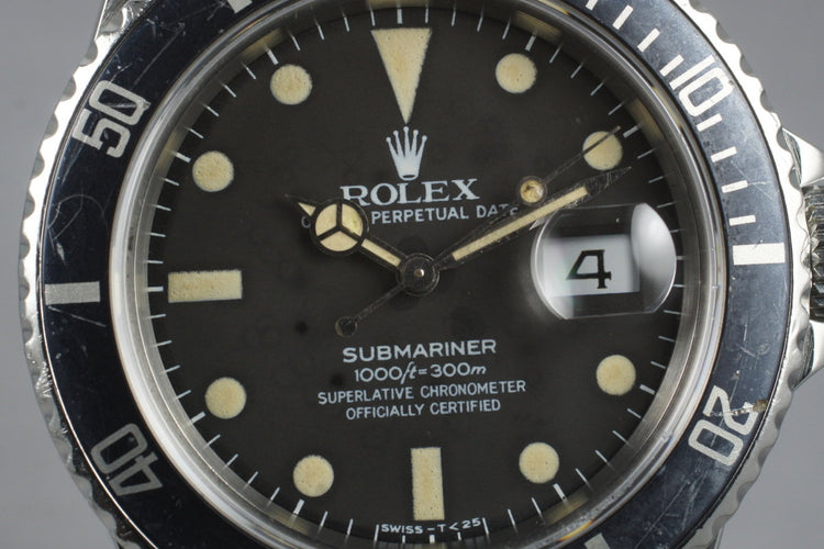 1982 Rolex Submariner 16800