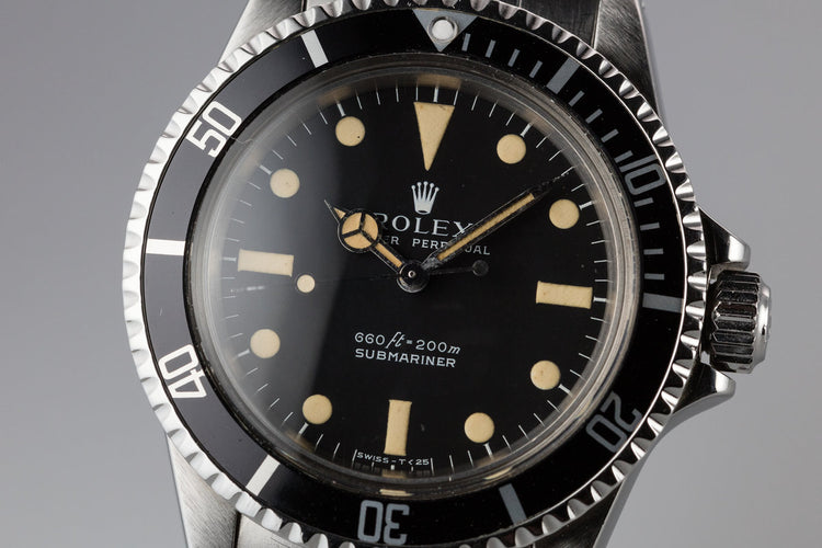 1978 Rolex Submariner 5513 Serif Dial with Box and Booklets