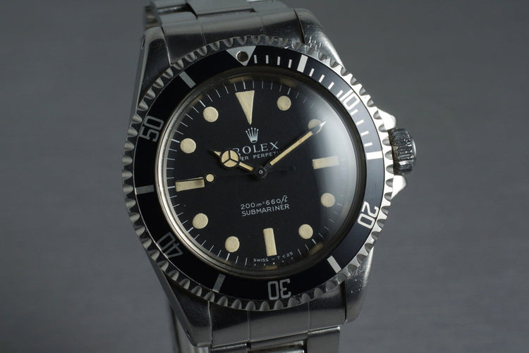 1968 Rolex Submariner 5513 Meters First