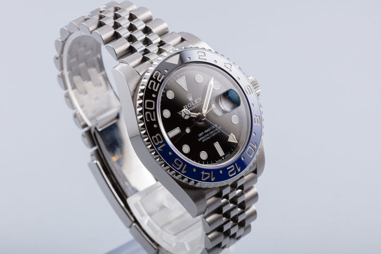 2020 Rolex GMT-Master II 127710BLNR "Batman" with Box & Card