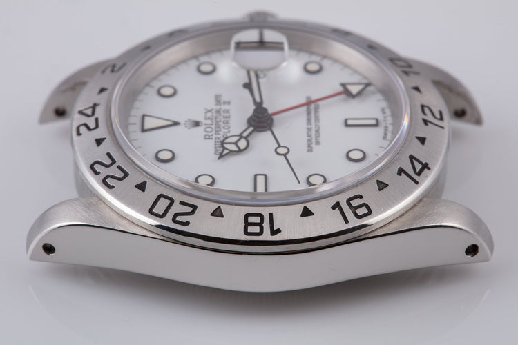 1995 Rolex Explorer II 16570 "Polar" White Dial