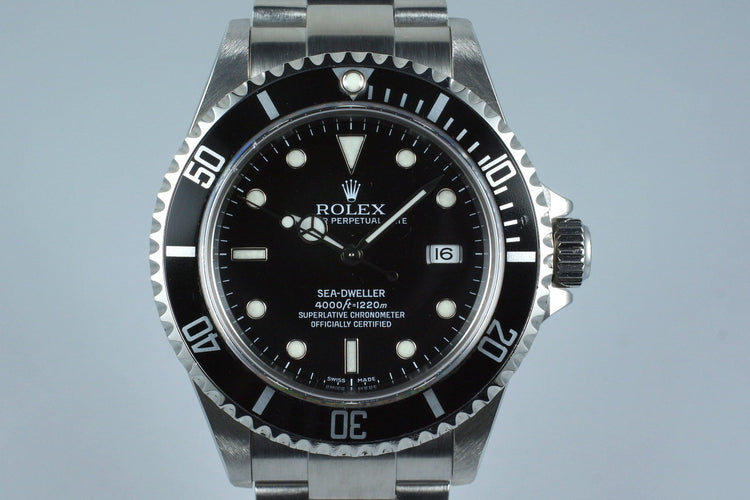 2005 Rolex Sea Dweller 16600T with Box and Papers