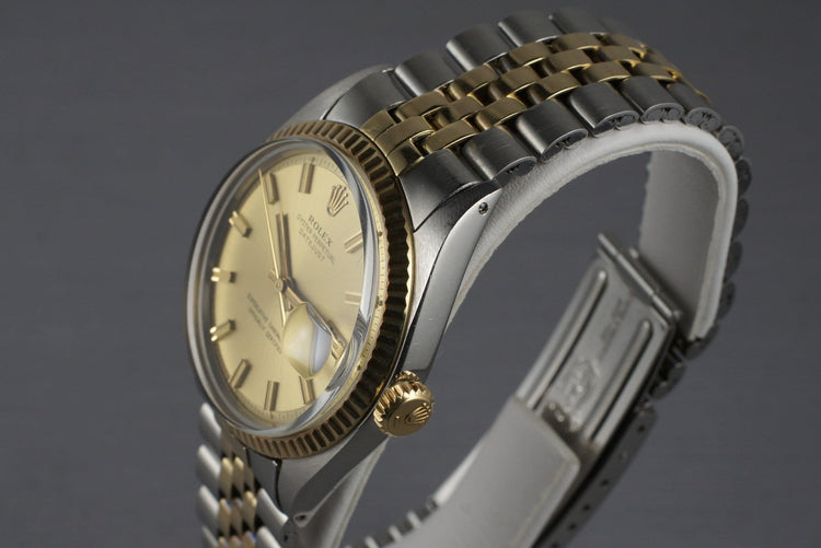 1972 Rolex Two Tone DateJust 1601 ‘Wide Boy’ Dial
