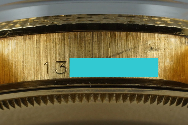 1966 Rolex 18K YG Date 1508 with Rare Brick Style Bracelet