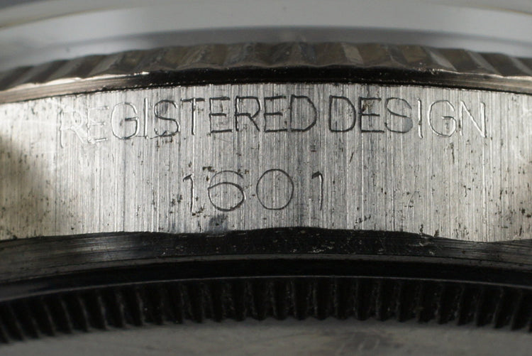 1969 Rolex Date Just 1601 Non-Luminous Dial