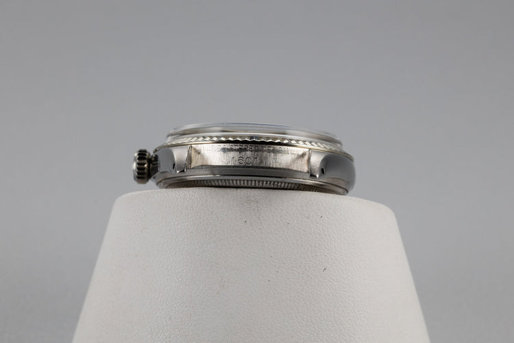 1963 Rolex DateJust 1601 SWISS Only No Lume SIlver Dial