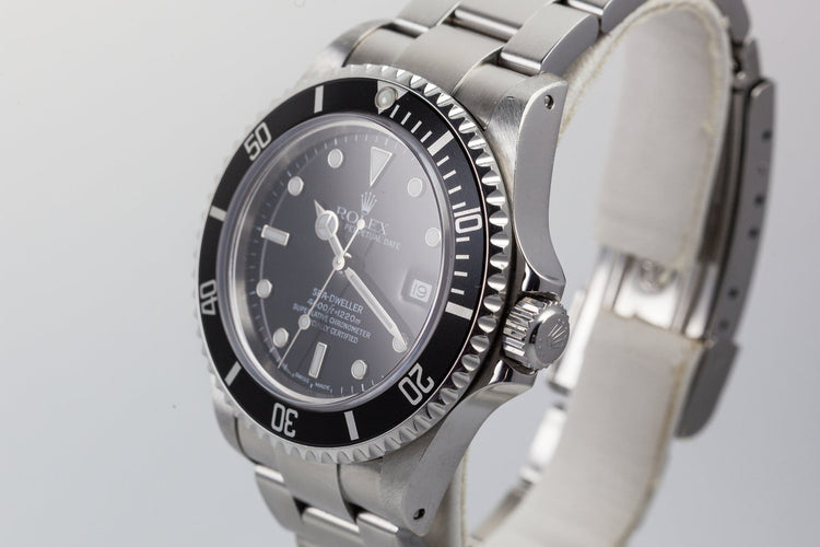 1999 Rolex Sea Dweller 16600