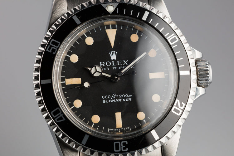 1978 Rolex Submariner 5513 Serif Dial