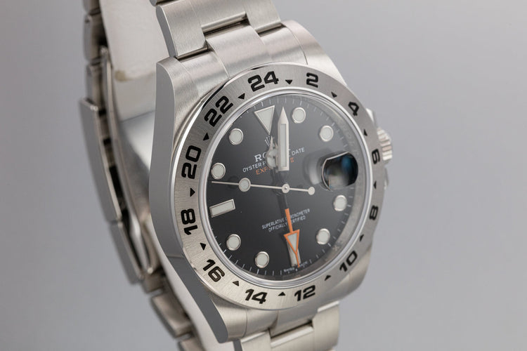 2019 Rolex Explorer II 216570 with Box and Papers