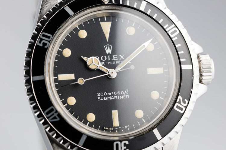 1967 Rolex Submariner 5513 with Meters First Dial