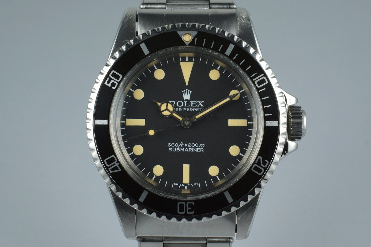 Alternativ skat Utænkelig HQ Milton - 1967 Rolex Submariner 5513 Pre Comex Dial, Inventory #4936, For  Sale