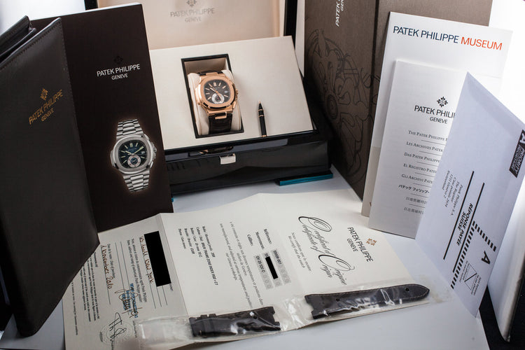 2010 18K Rose Gold Patek Philippe Nautilus 5980R-001