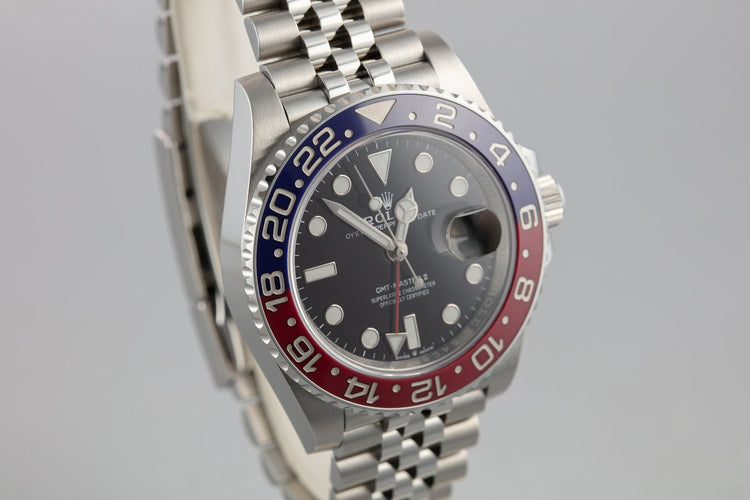2018 Rolex GMT-Master II 126710 BLRO MK I "Violet" Bezel with Box and Papers
