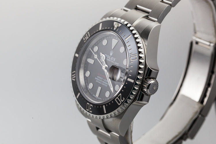2017 Rolex Sea-Dweller 126600 with Ceramic Bezel and Box and Papers