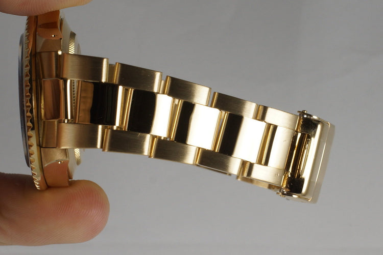 1983 Rolex YG Submariner 16808 Black Nipple Dial