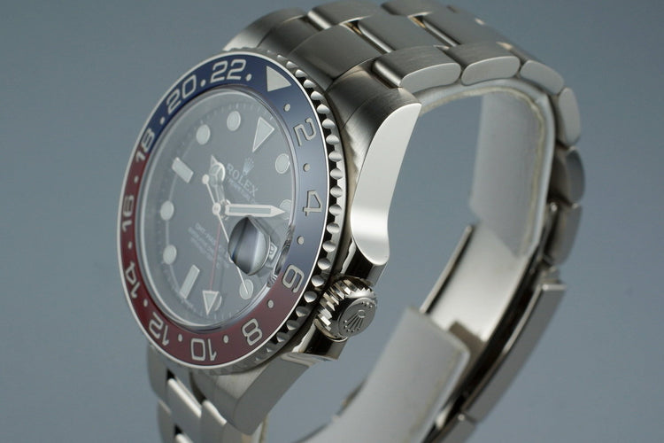 2015 Rolex WG GMT II 116719BLRO with Box and Papers