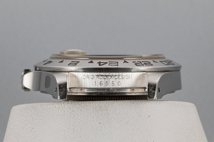 1987 Rolex Explorer II 16550 Black Dial with Box and Papers