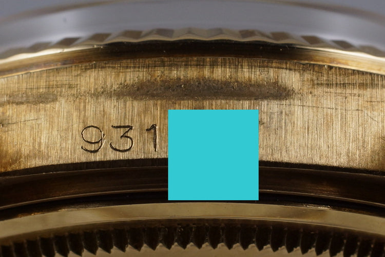 1963 Rolex YG Day-Date 1803 UNDERLINE Dial with Box and Papers