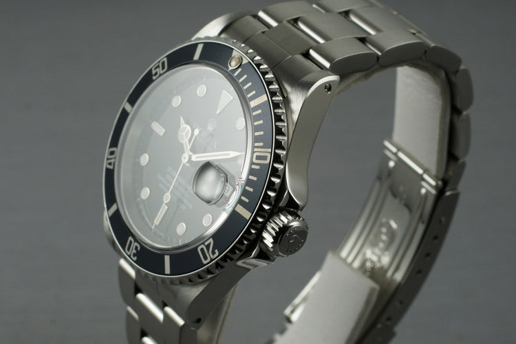 1997 Rolex Submariner 16610