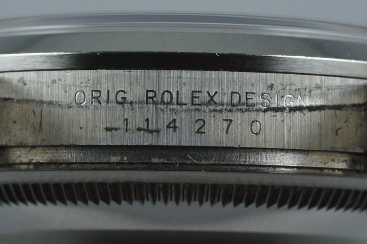 2002 Rolex Explorer 114270 with Box and Papers