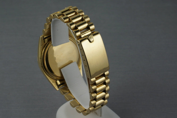 1975 Rolex YG Day-Date 1803 Tiffany & Co. Dial and Authentication Papers