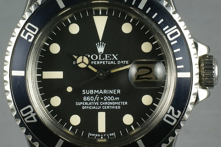 Rolex Submariner 1680 Fantastic one owner watch