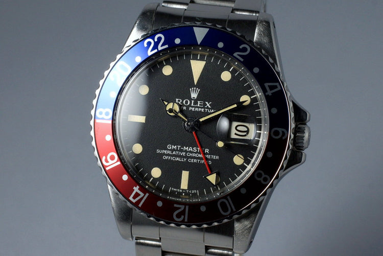 1968 Rolex GMT 1675 Mark I Dial