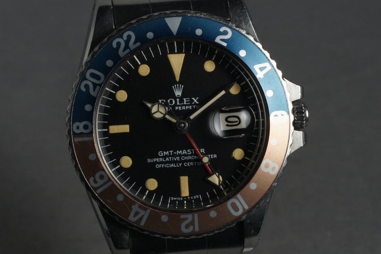 1969 Rolex GMT-Master 1675 with Thick Case