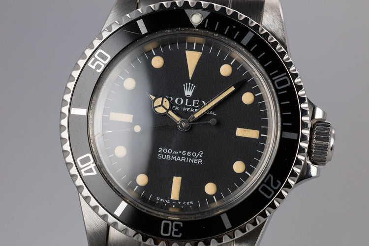 1967 Rolex Submariner 5513 Meters First Dial