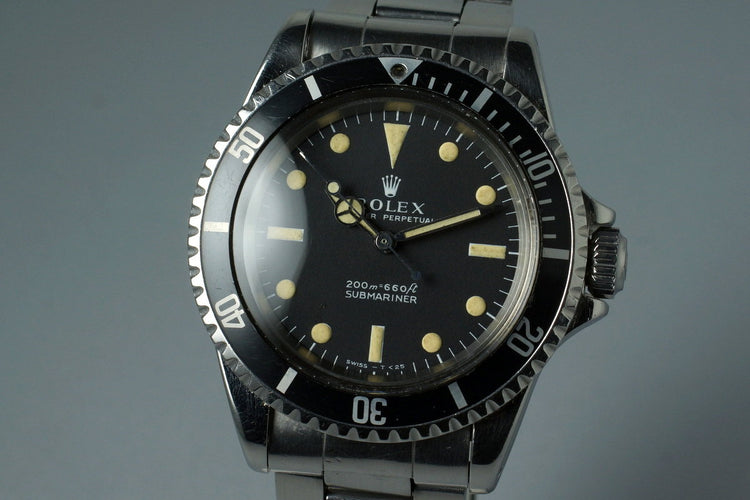 1967 Rolex Submariner 5513 Meters First