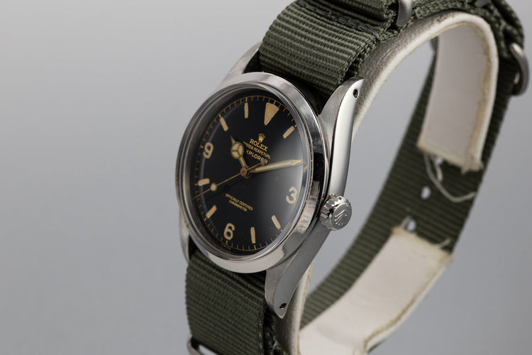 1958 Vintage Rolex Explorer I 6610 SWISS Only Gilt Dial
