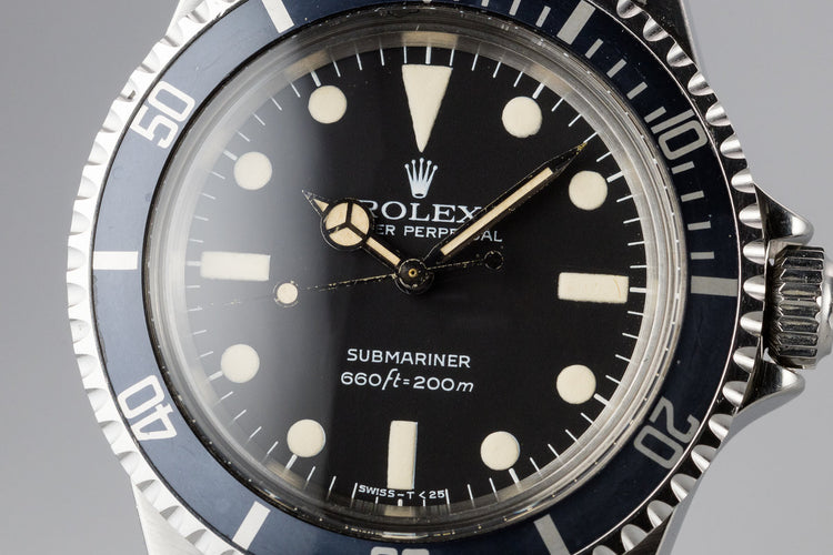 1979 Rolex Submariner 5513 MK II Dial with Box and Papers