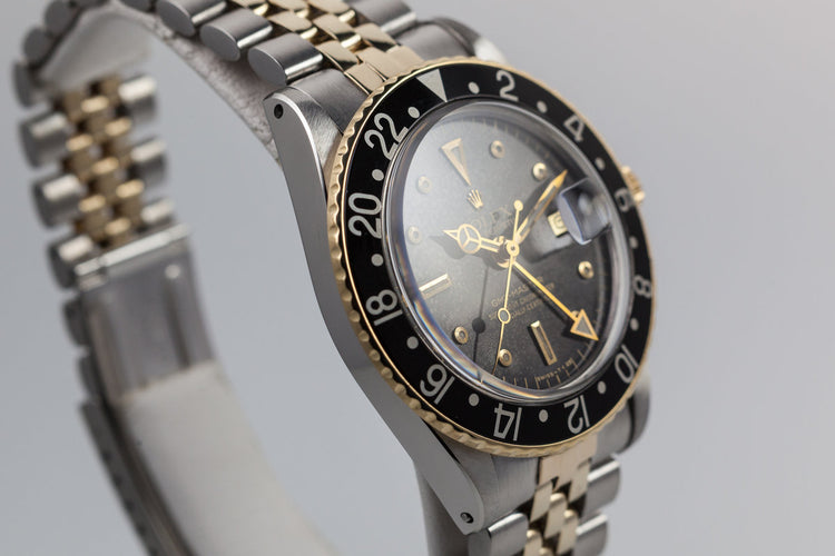 1979 Rolex Two Tone GMT 1675 Black Nipple Dial