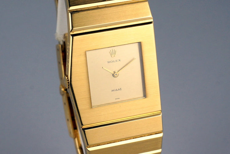 1972 Rolex YG King Midas 9630 with Original Box