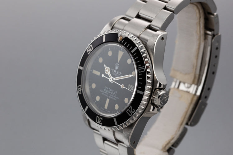 1983 Rolex Sea-Dweller 16660 Matte Dial