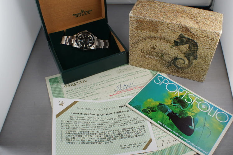 Rolex Double Red Sea Dweller Ref: 1665 Mark III with punched papers