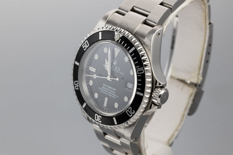 1999 Rolex Sea-Dweller 16600 SWISS Only Dial