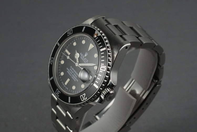 1985 Rolex Submariner 16800 with spider dial
