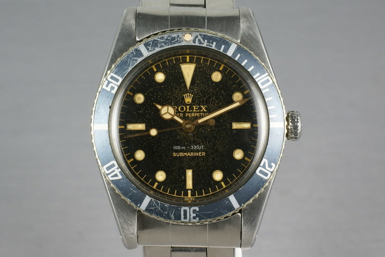 1958 Rolex Submariner Ref: 5508 exclamation dial