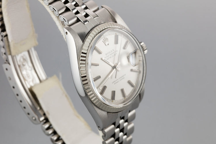 1968 Rolex DateJust 1601 Silver Dial