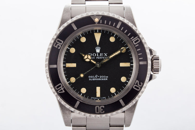 1971 Rolex Submariner 5513 'Non-Serif' Dial with Box and Papers