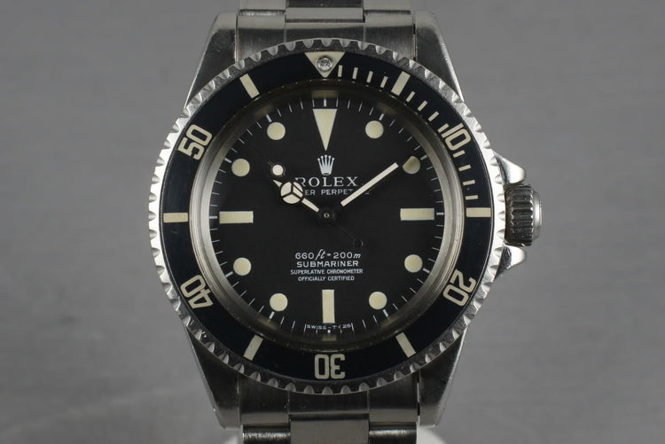 Rolex Submariner 5512 with Box and Papers