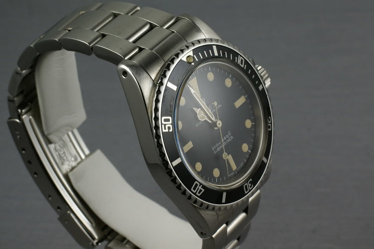 Rolex Submariner Ref: 5513 meters first
