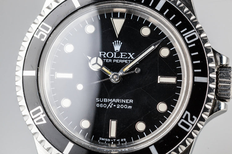 1985 Rolex Submariner 5513 with Spider Dial