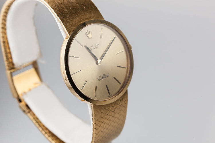 1972 Rolex 18K Cellini