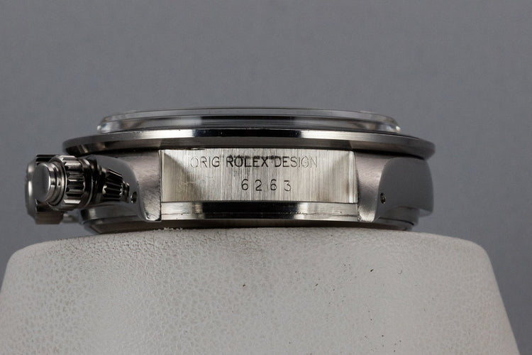 1982 Rolex "Big Red" Daytona 6263 Silver Dial