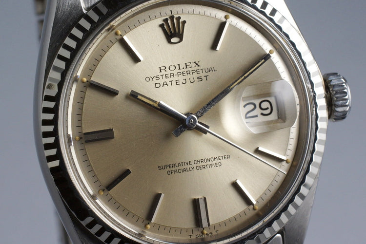 1971 Rolex DateJust 1601 Silver Dial
