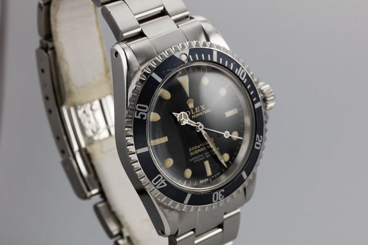 1964 Rolex Submariner 5512 Gilt 4 Line Dial