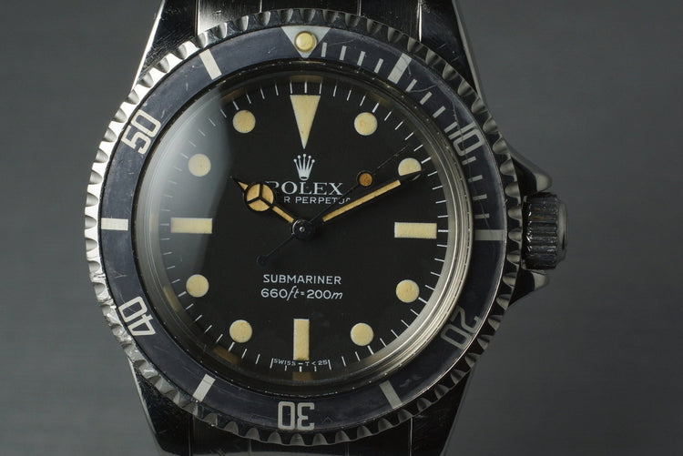 1982 Rolex Submariner 5513 Mark 4 Maxi Dial4